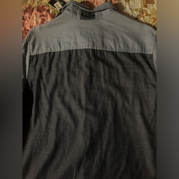 Men’s Buffalo David Britton Indigo Combo Button Down Shirt - Picture 8 of 10